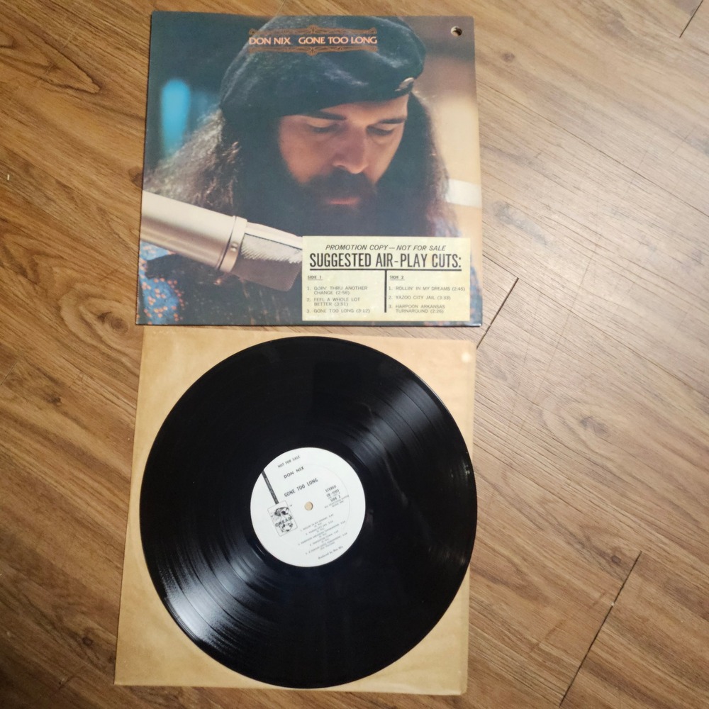 Don Nix – Gone Too Long 1976 Cream Records CR-1001 Vinyl LP PROMO Blues Rock